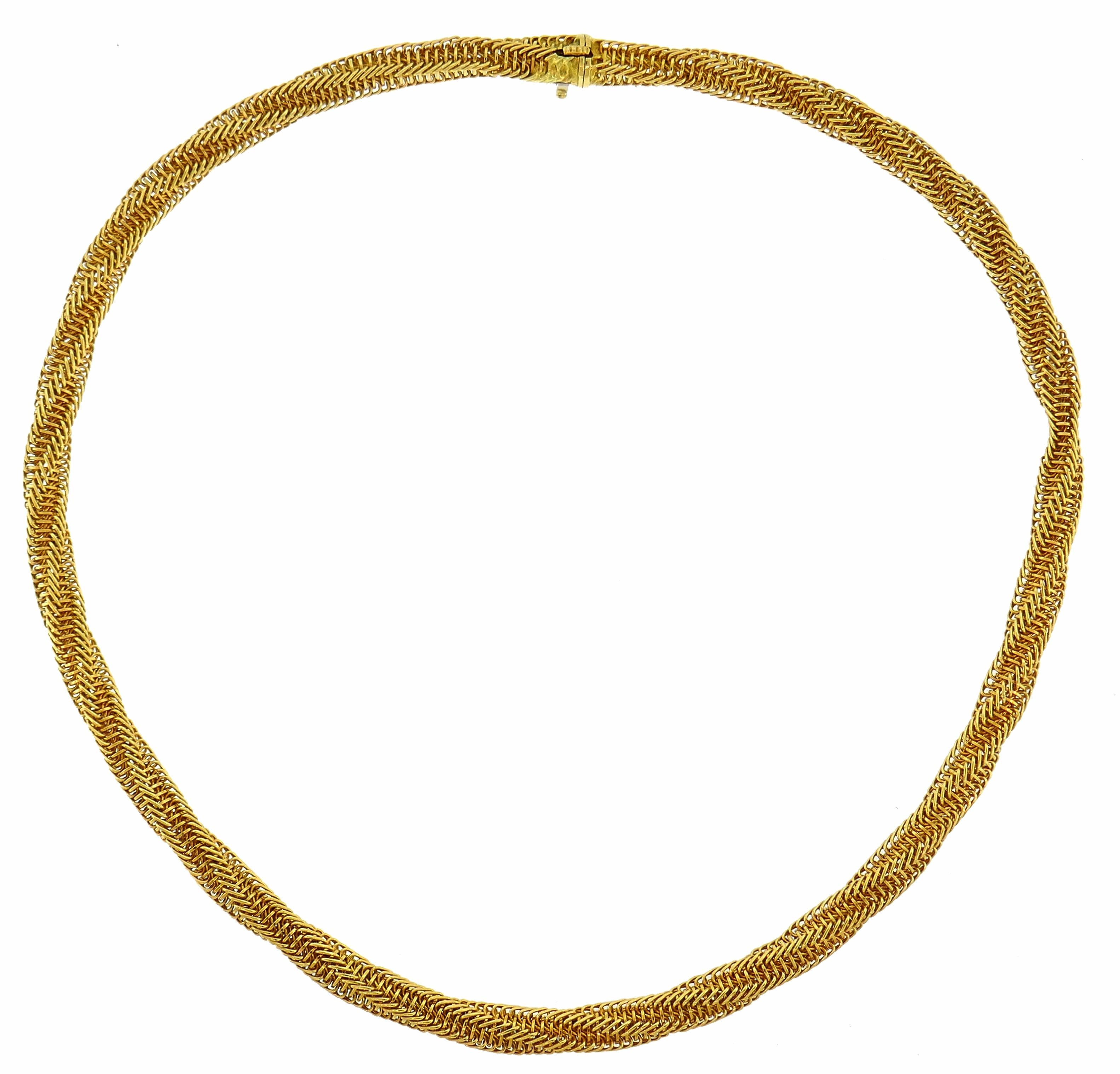 Van Cleef & Arpels Yellow Gold Necklace 3