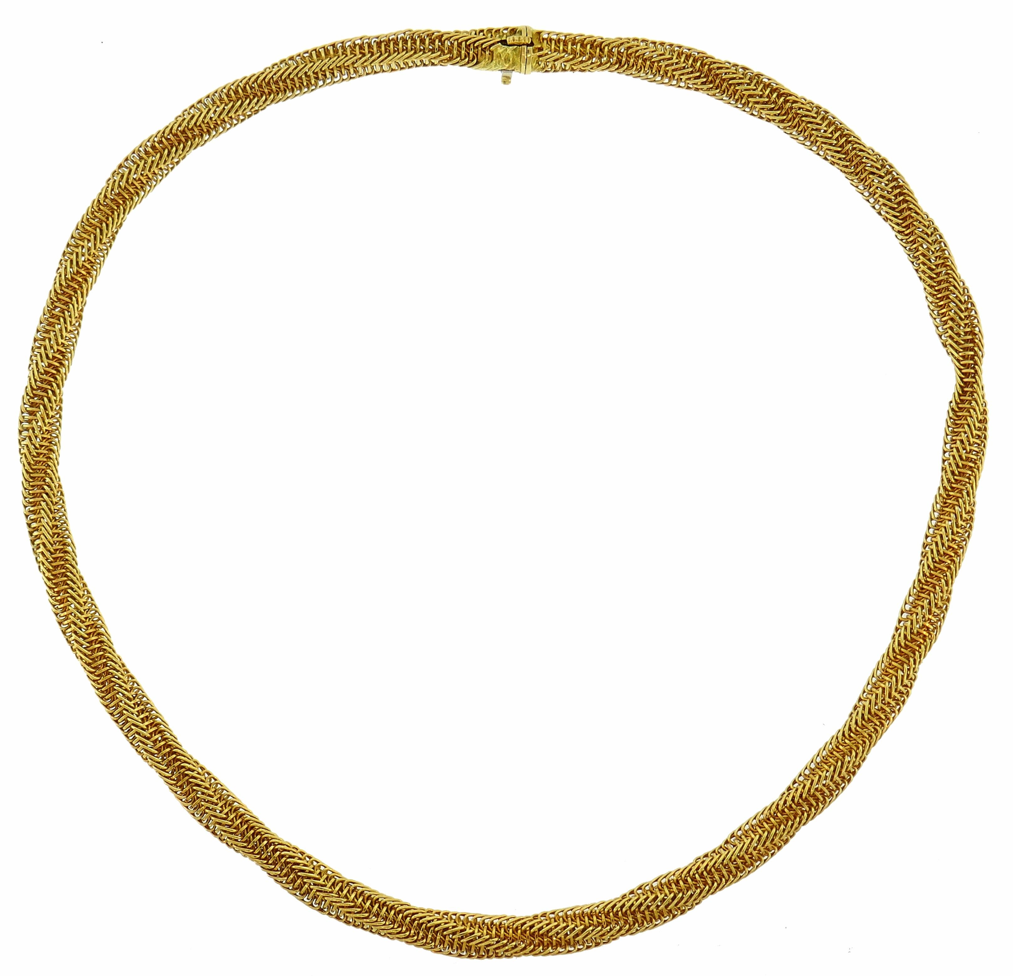 Van Cleef & Arpels Yellow Gold Necklace