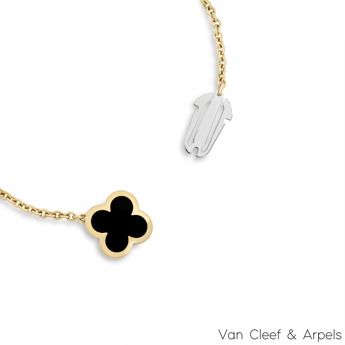 van cleef 4 motif bracelet
