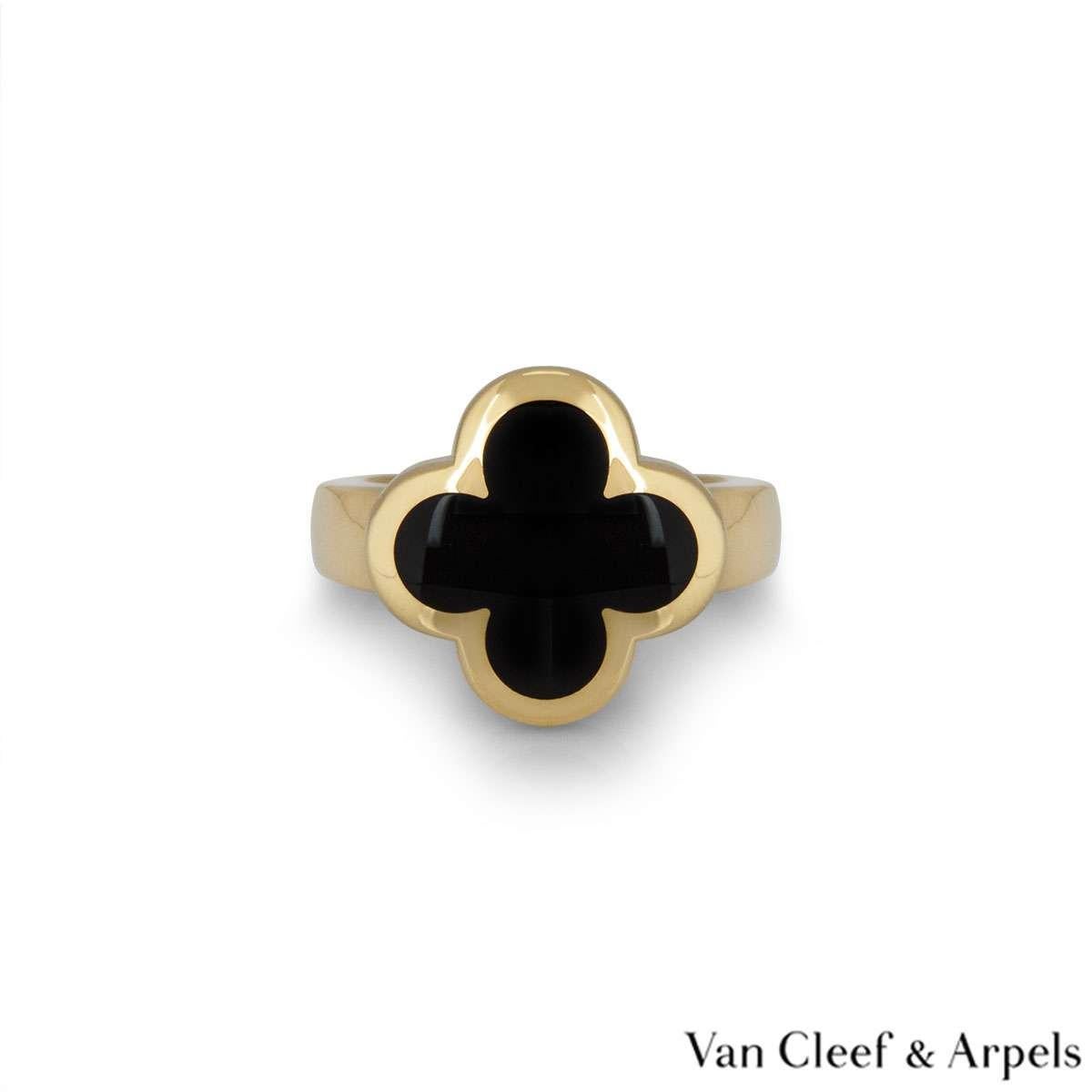 black van cleef ring