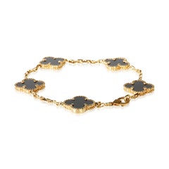 Van Cleef & Arpels Bracelet Alhambra Vintage en or jaune et onyx