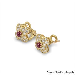 Van Cleef & Arpels Yellow Gold Trefle Earrings