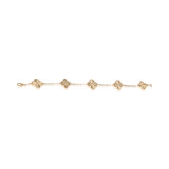Van Cleef & Arpels Yellow Gold Vintage Alhambra Bracelet