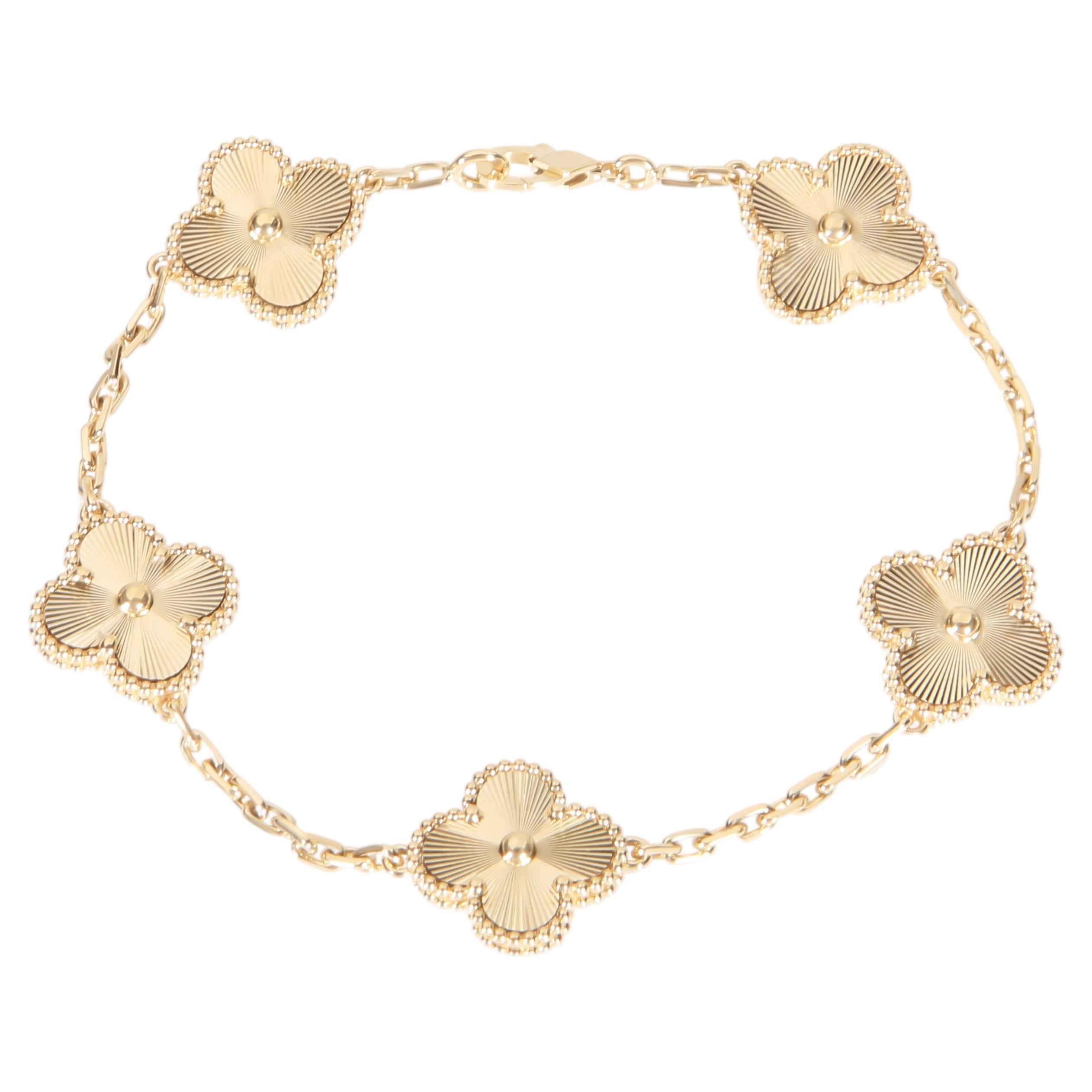 Bracelet Vintage Alhambra en or jaune de Van Cleef & Arpels
