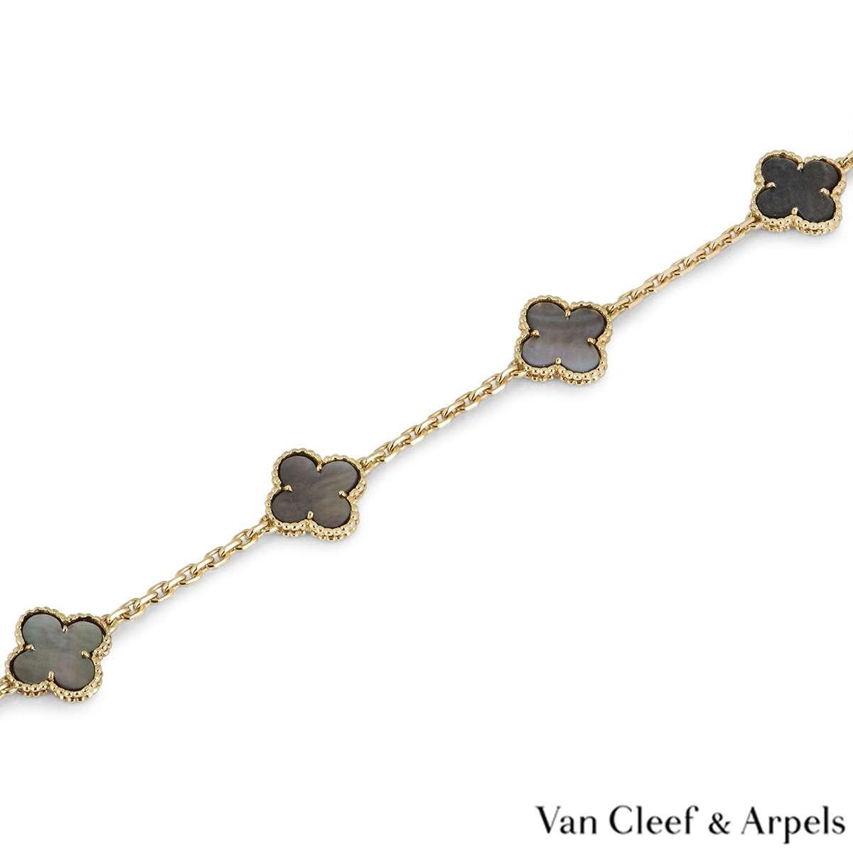 Women's Van Cleef & Arpels Yellow Gold Vintage Alhambra Necklace