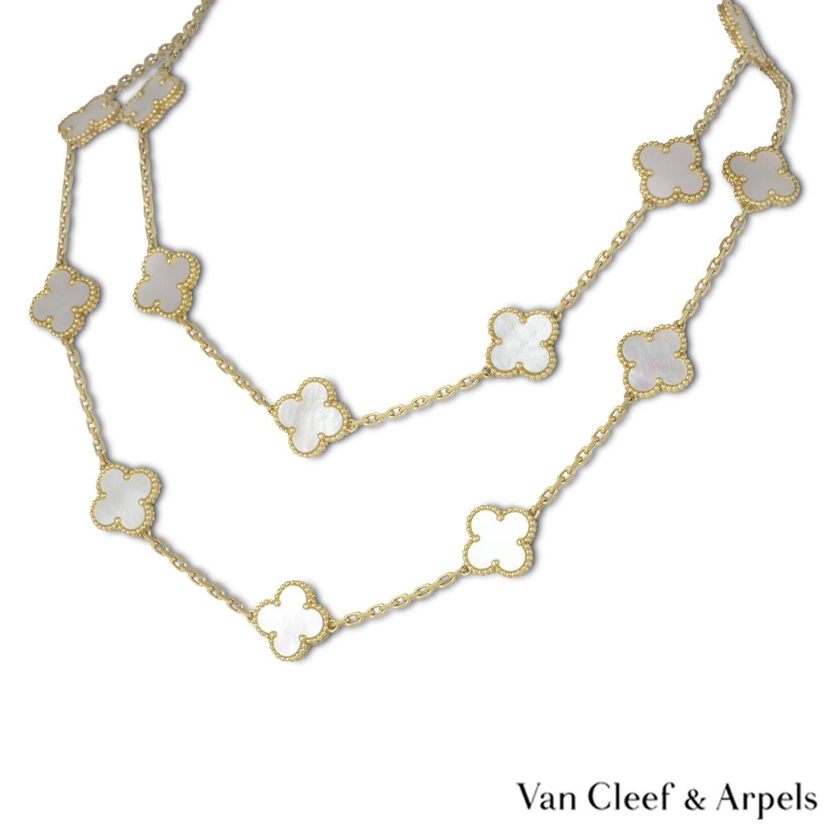 van cleef necklace clover