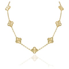 gold van cleef necklace