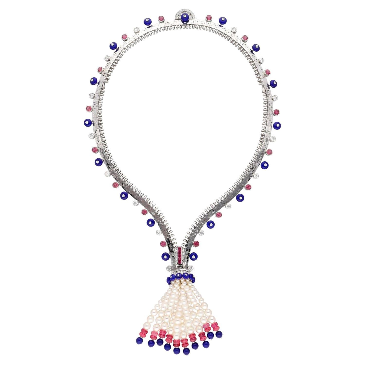 VAN CLEEF & ARPELS Zip Necklace-Bracelet
