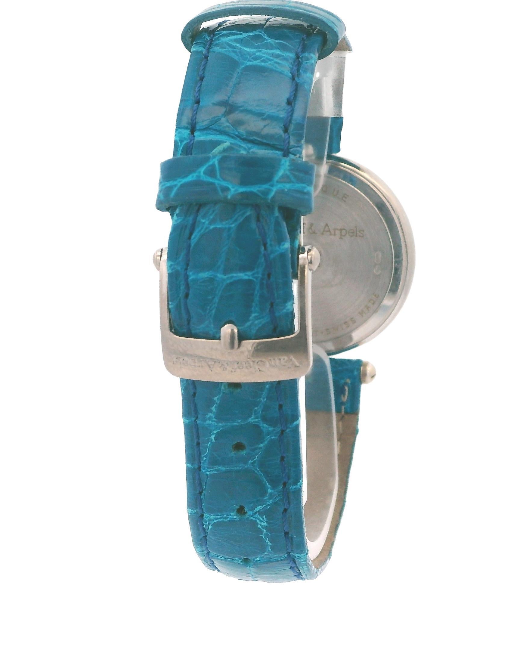 Van Cleef & Arperls Classique oro bianco 18 carati  Meccanico in vendita 4