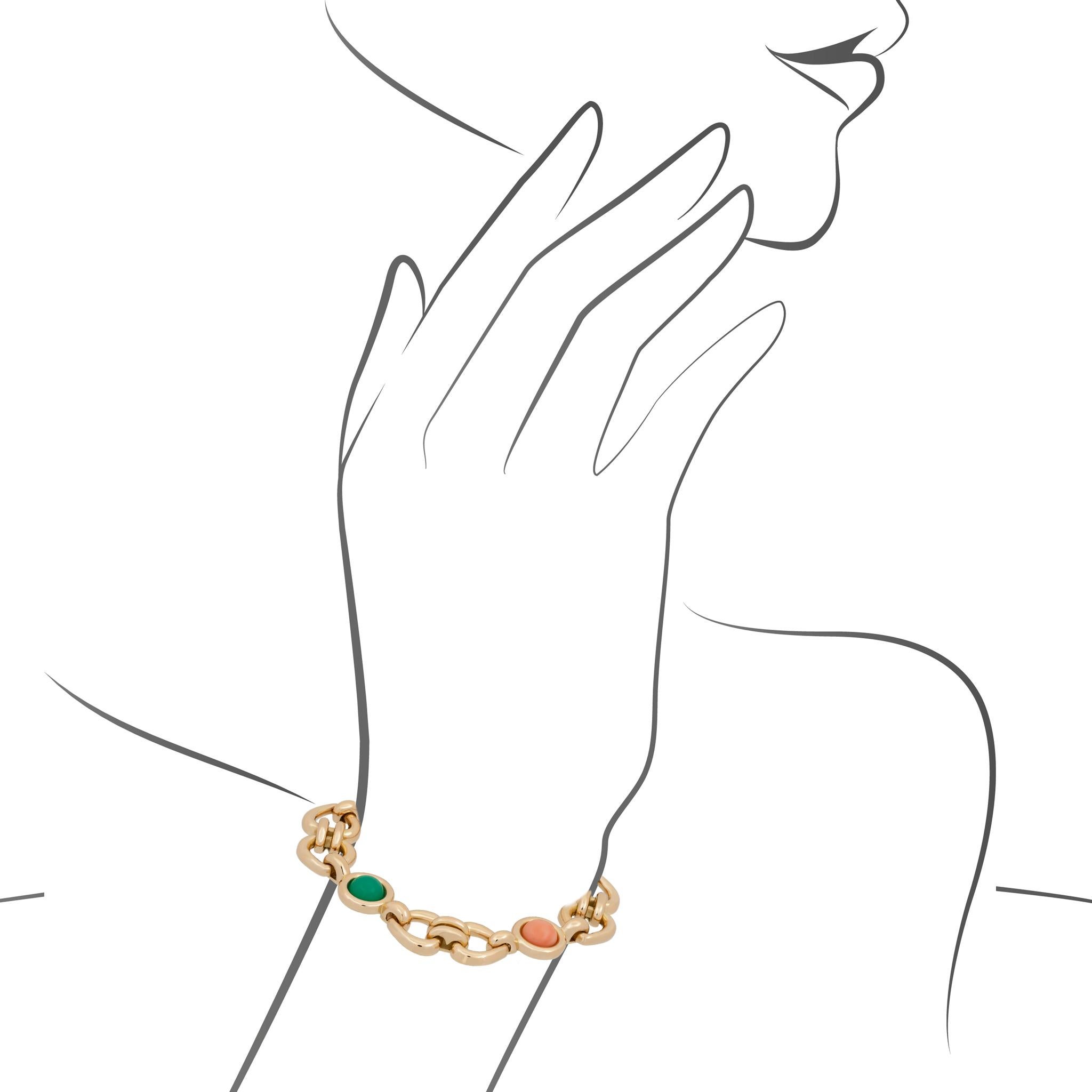 van cleef green and gold bracelet
