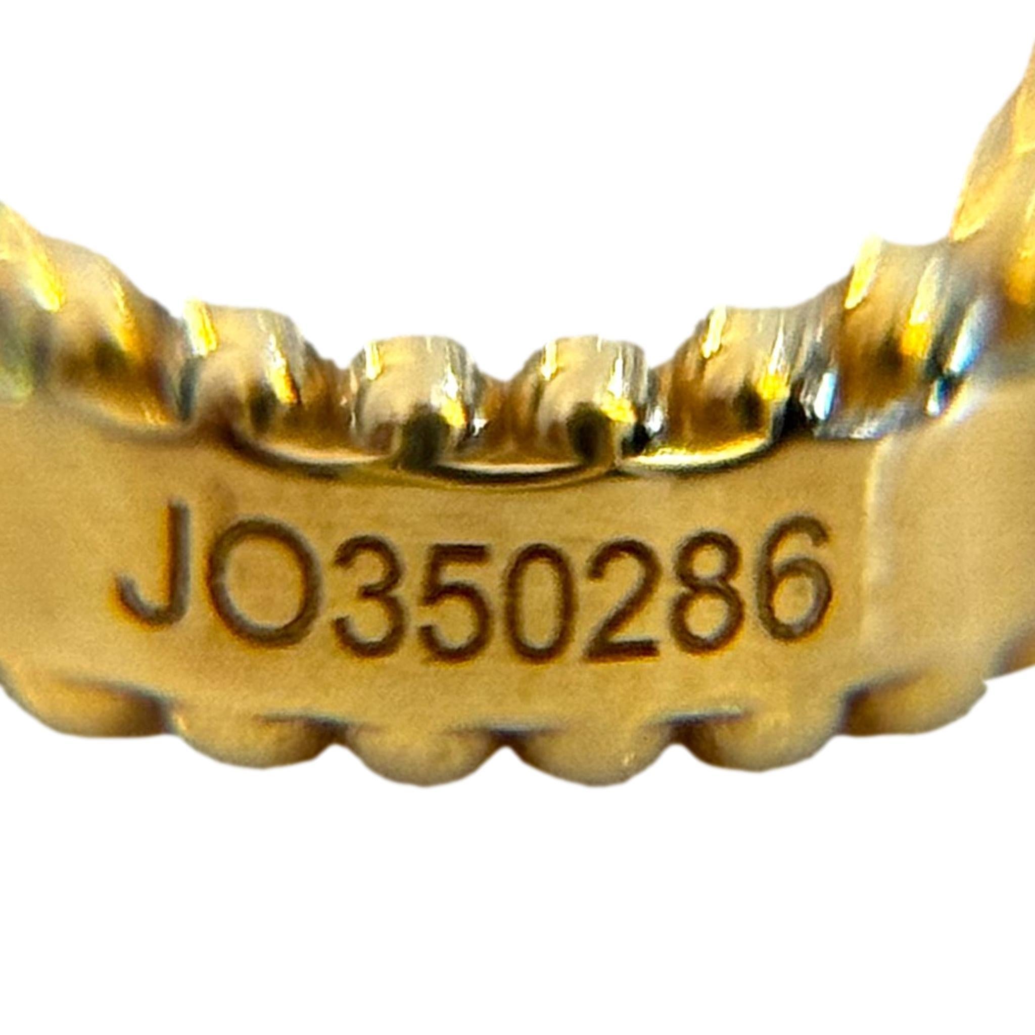 Van Cleef & Arples 20 Motiv Vintage Alhambra 18K Gold & Perlmutt im Angebot 3