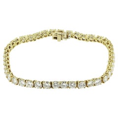 Van Cleef & Arpels 8.00 Carat Diamond Line Bracelet