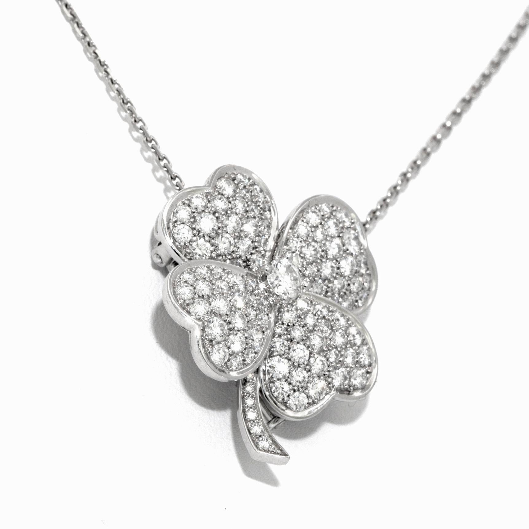 van cleef cosmos pendant