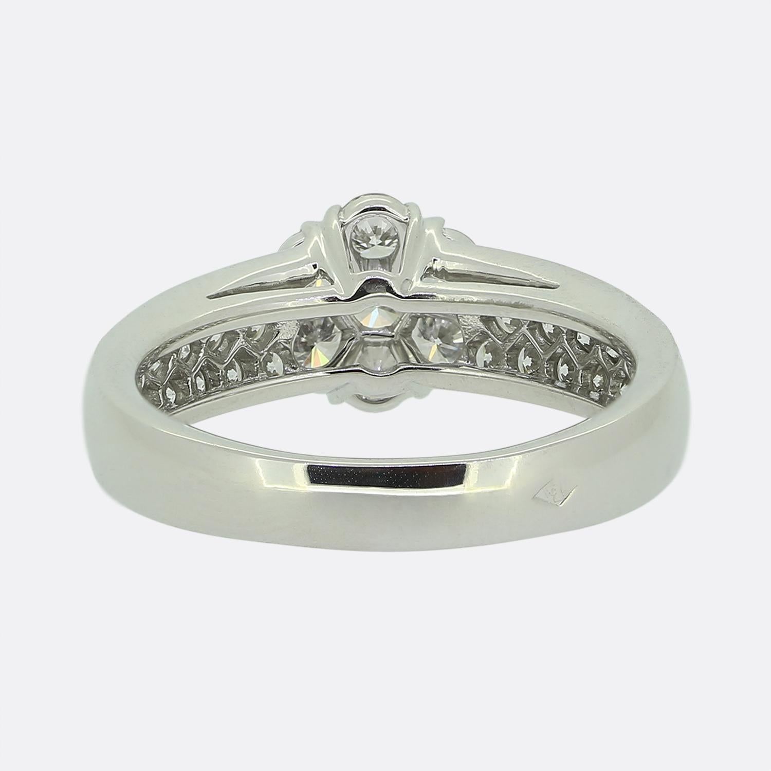 Van Cleef & Arpels Fleurette-Diamantring im Zustand „Hervorragend“ im Angebot in London, GB