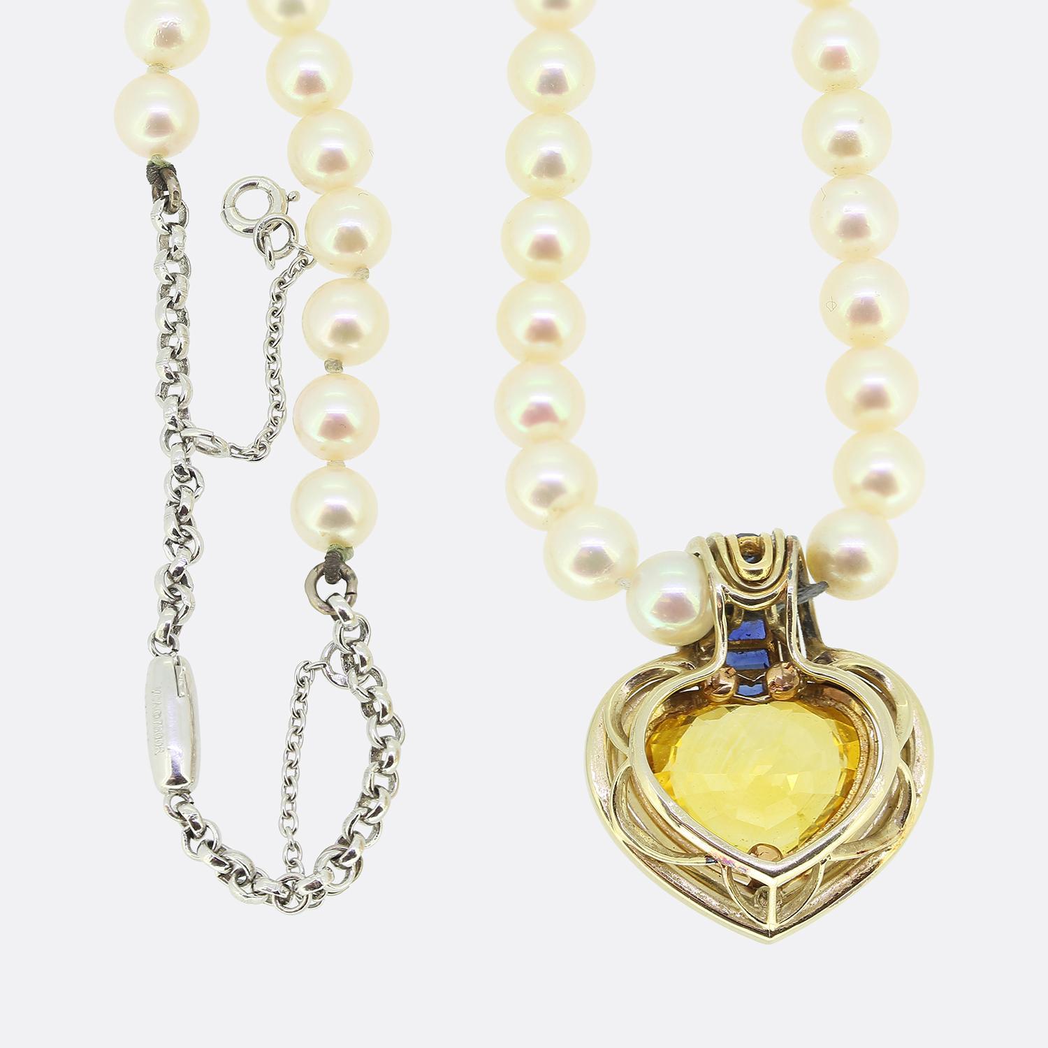 Collana di zaffiri e perle Van Cleef & Arpels di André Vassort In condizioni buone in vendita a London, GB