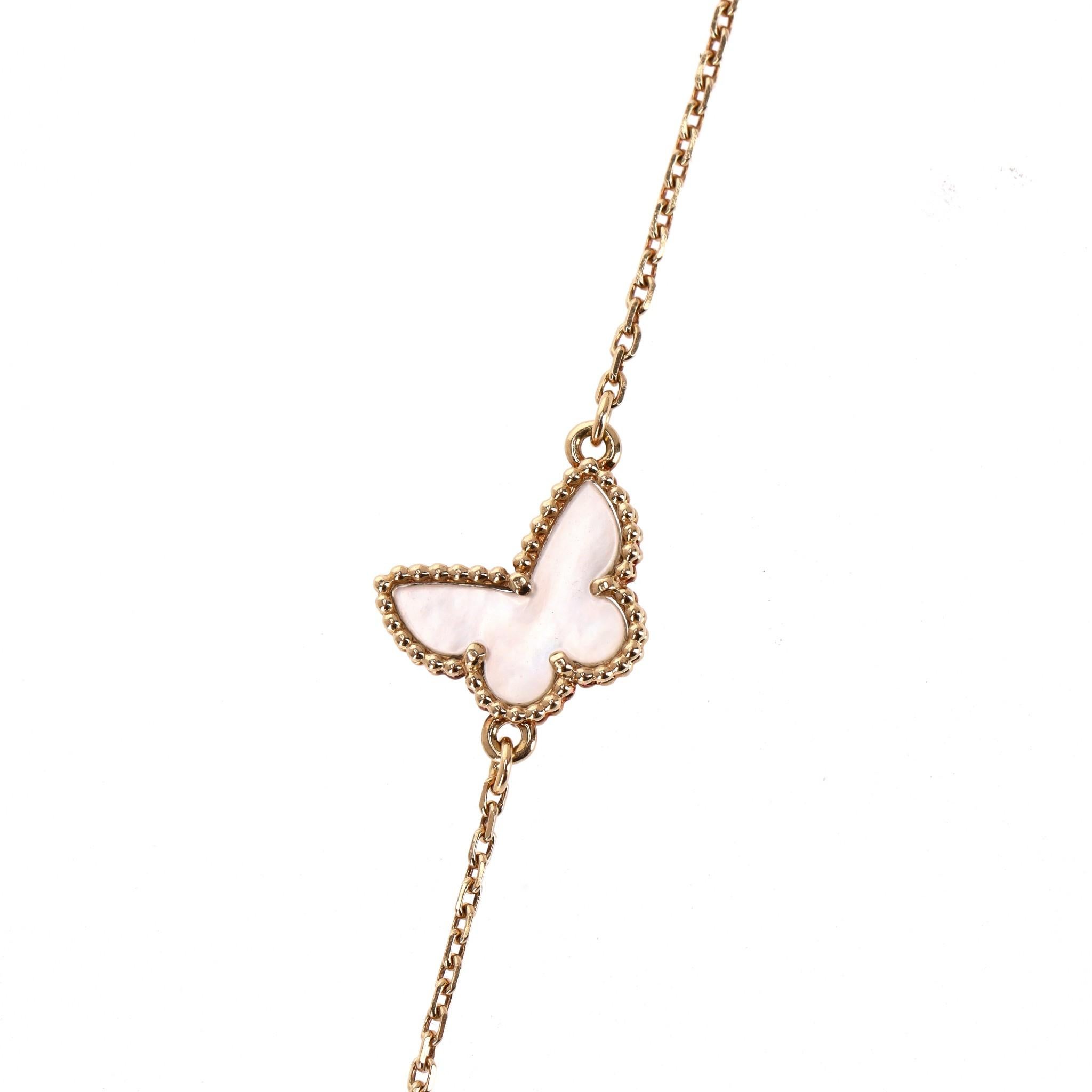 vca butterfly bracelet