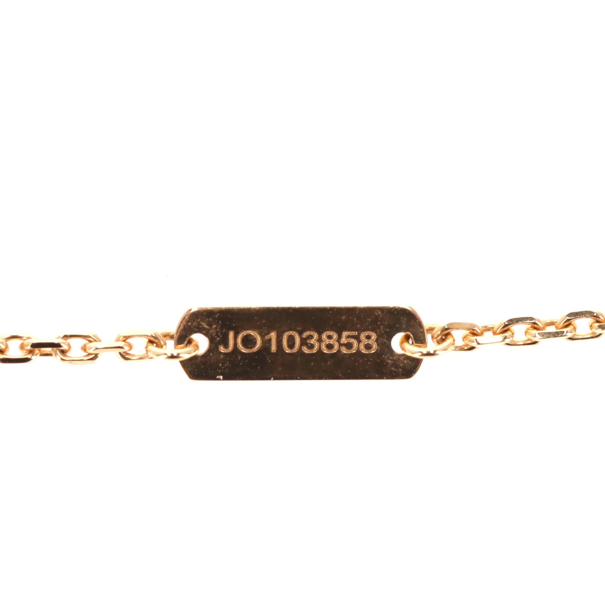 Van Cleef & Arples Vintage Alhambra Achat-Motiv & 18k Gold Anhänger Halskette im Angebot 1