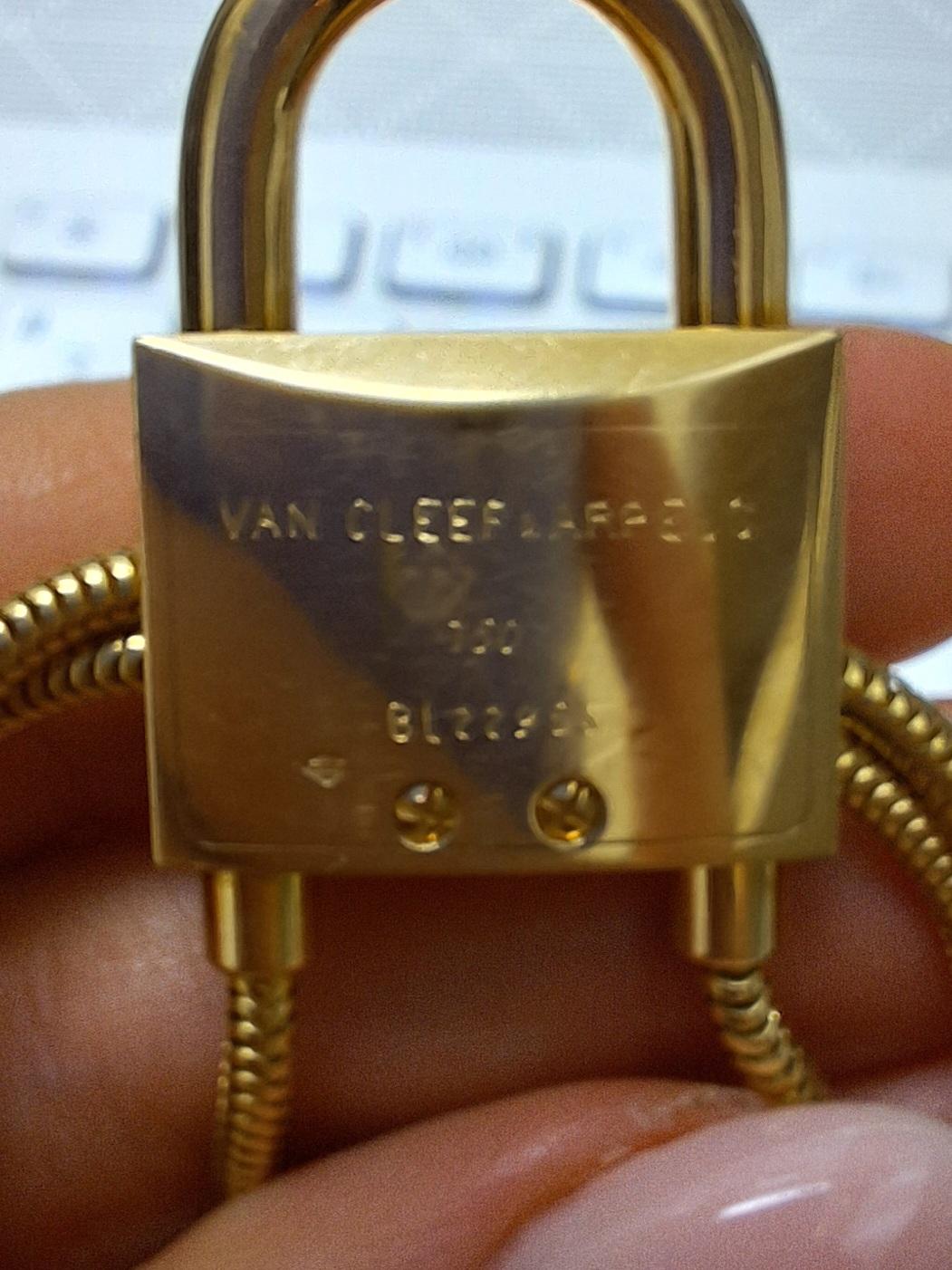 Van Cleef Cadenas Lange Diamant-Halskette im Angebot 1