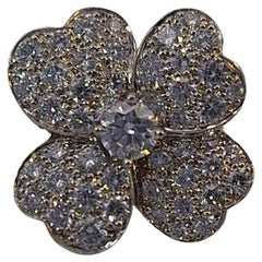 Anello Van Cleef Cosmos con diamante, misura media