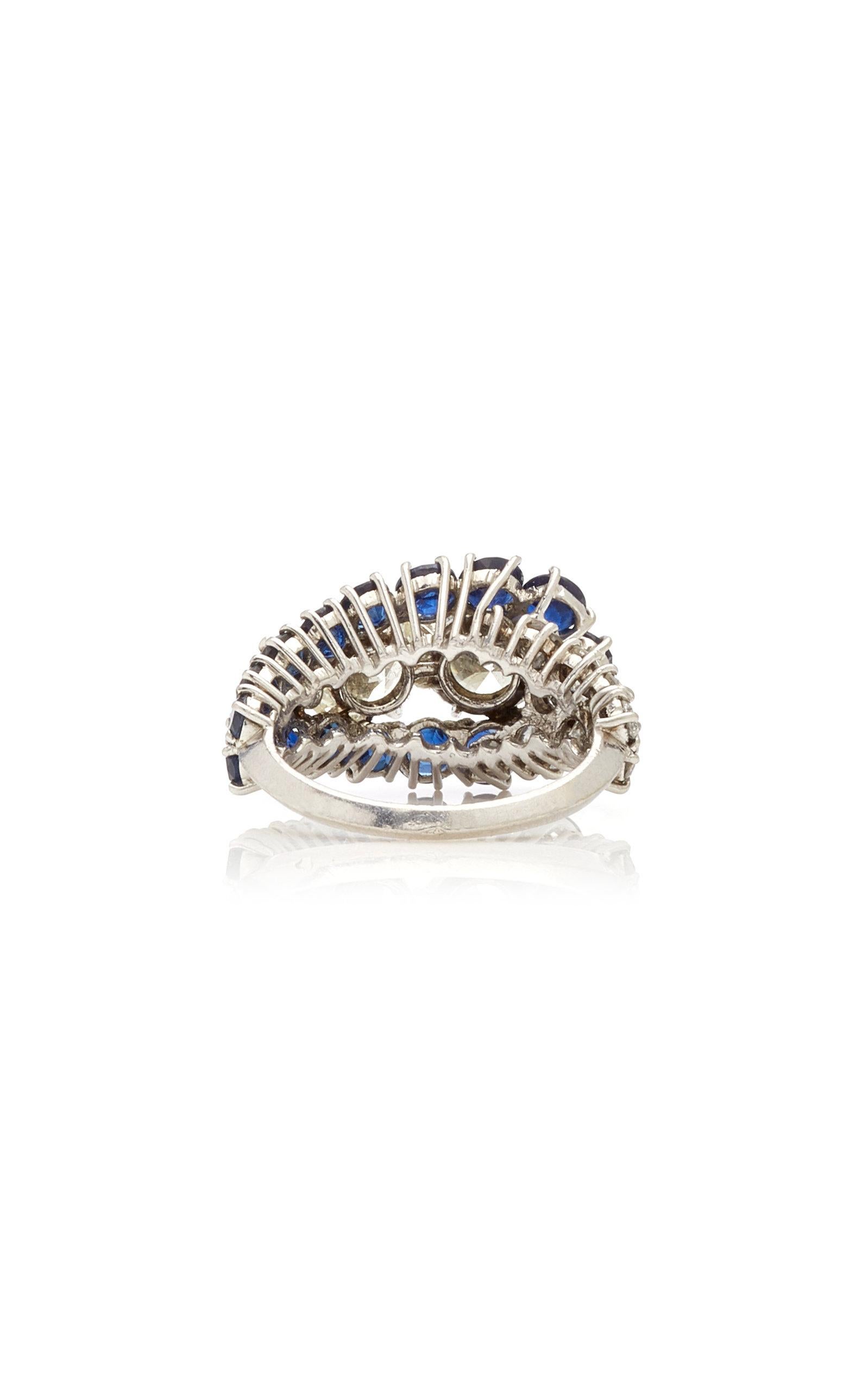 Van Cleef & Arpels Bague diamant saphir en vente 1