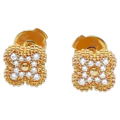 Van Cleef Sweet Alhambra Earstuds 18k Gold