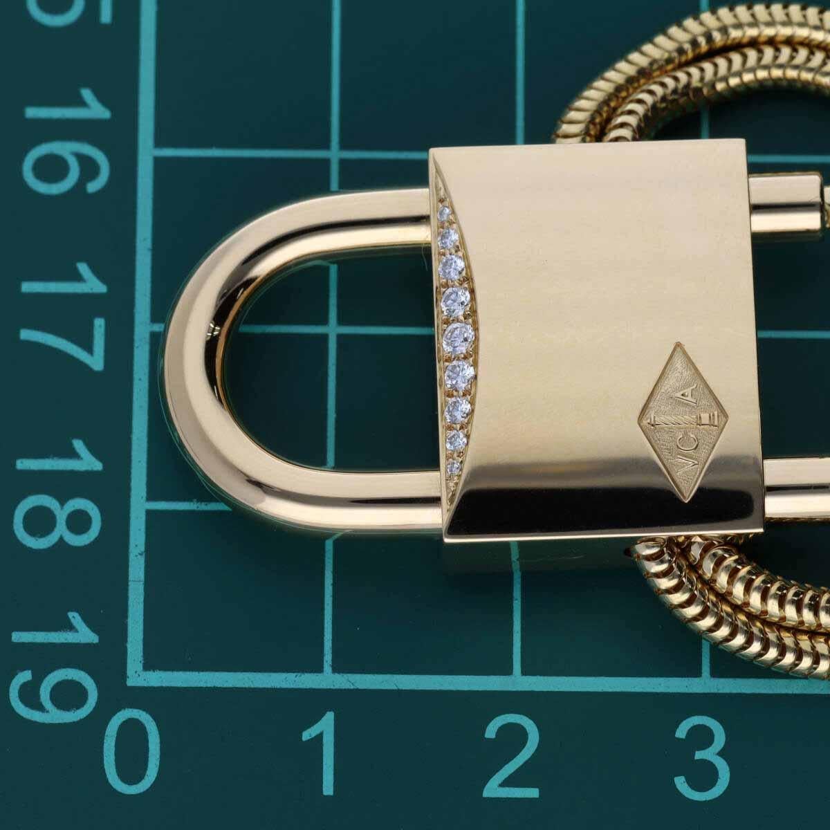 Van Cleef&Arpels Cadenas  Diamanten Gold Lange Halskette im Angebot 1
