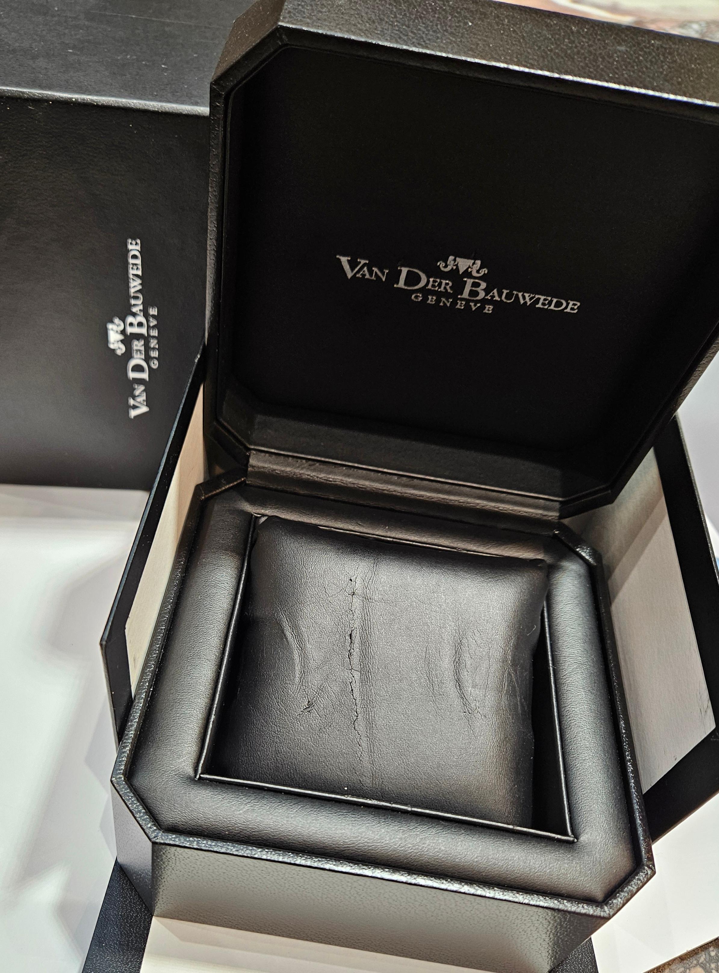 Van Der Bauwede Lace Sixty Nine Wrist Watch, Diamonds  Brand New Box and Papers For Sale 13