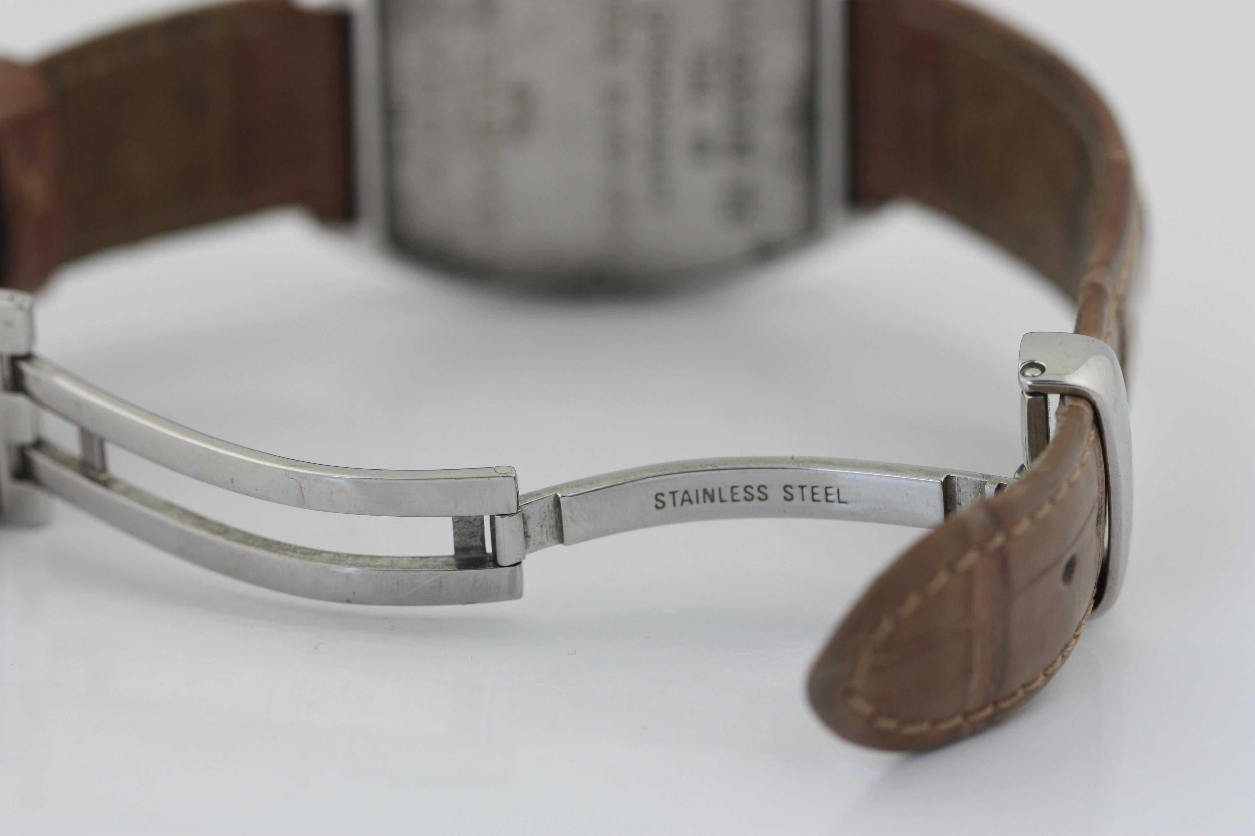 Van Der Bauwede, Silberne Armbanduhr signiert Magnum XS, Van Der Bauwede im Angebot 3