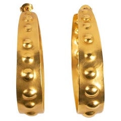 Van der Straeten Gold metal Creole Earrings