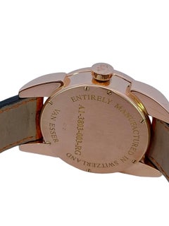 Van Esser Ein-Armbanduhr 18 Kt. Gold, wie neu mit Karton und Papieren