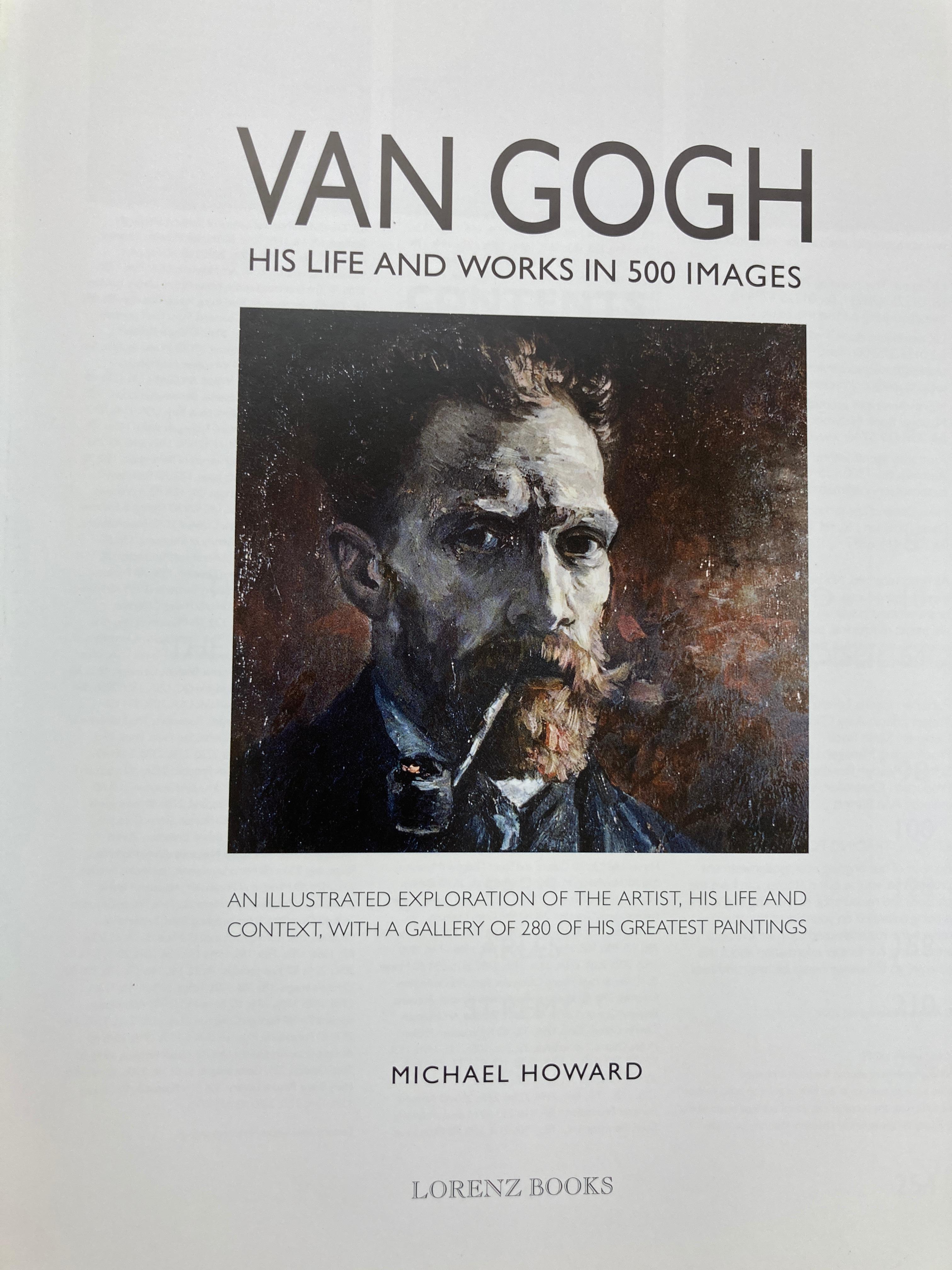 Papier Livre à couverture rigide « His Life and Works in 500 Images » (La vie et les œuvres de Van Gogh) en vente