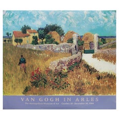 Vintage Van Gogh in Arles 1984 U.S. Exhibition Poster