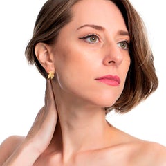 Van Gogh Roses Gold Earrings '18k Gold'