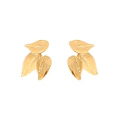 Van Gogh Roses Gold Earrings 
18k Gold
