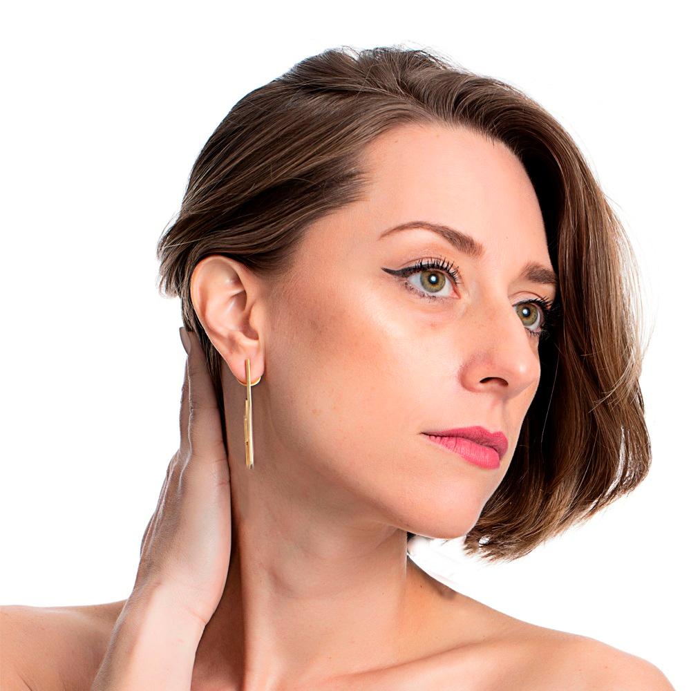 Unique design on demand
Earrings
Gold 18K 
Handmade, polished finish