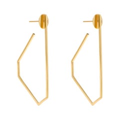 Van Gogh Wheat Field Gold Earrings '18k Gold'