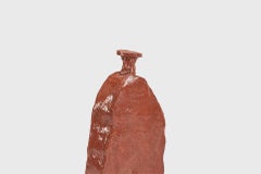 Van Hooff Ceramic Vase "Aloi", in Red Natural Clay, Contemporary African, Style