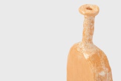 Van Hooff Ceramic Vase "Dura" in Natural Clay, Contemporary African Style Vessel