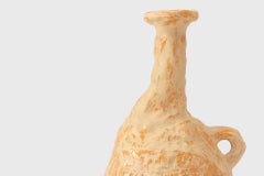 Van Hooff Ceramic Vase "Expectations", Natural Clay, Contemporary African Style