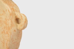 Vase Van Hooff en céramique "Hara" en argile naturelle, vase contemporain de style africain