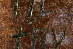 Van Hooff Ceramic Vase "I'll Try" in Natural Clay, Contemporary African - Style