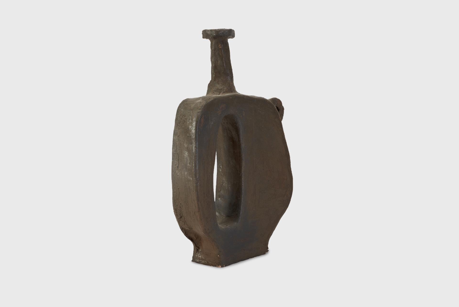 Glazed Van Hooff Ceramic Vase 