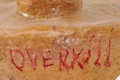 Van Hooff Ceramic Vase model "Overkill" Natural Clay, Contemporary African Style