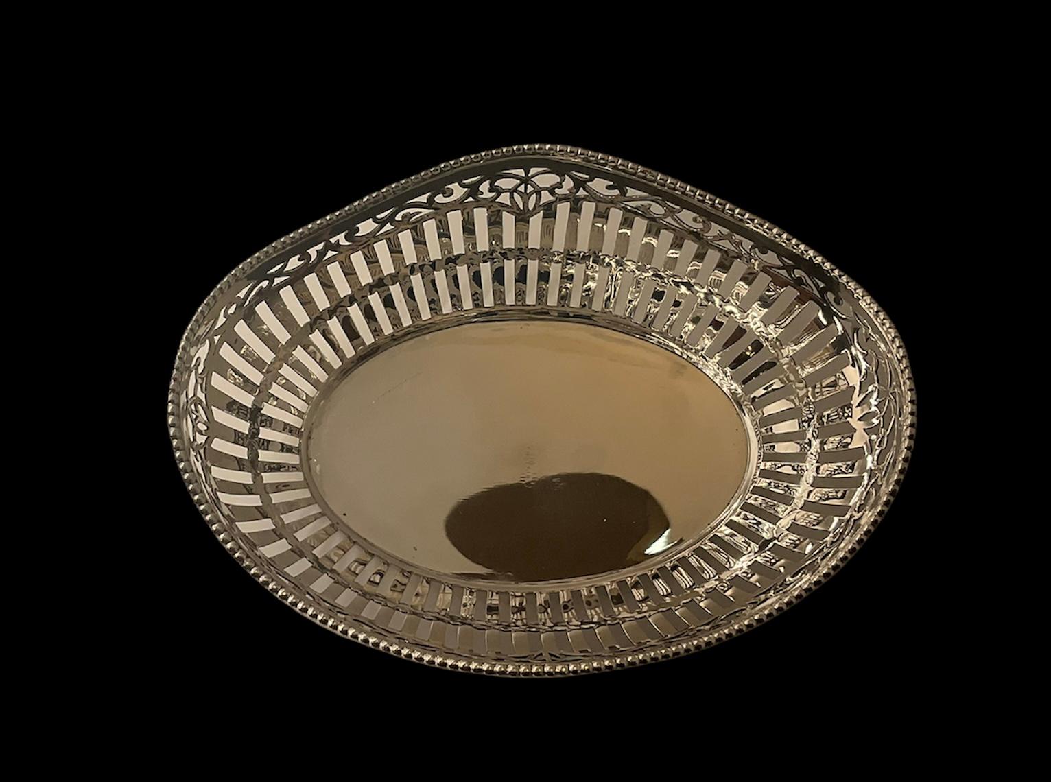 Cesta BonBon Plata Van Kempen & Begeer Neoclásico en venta