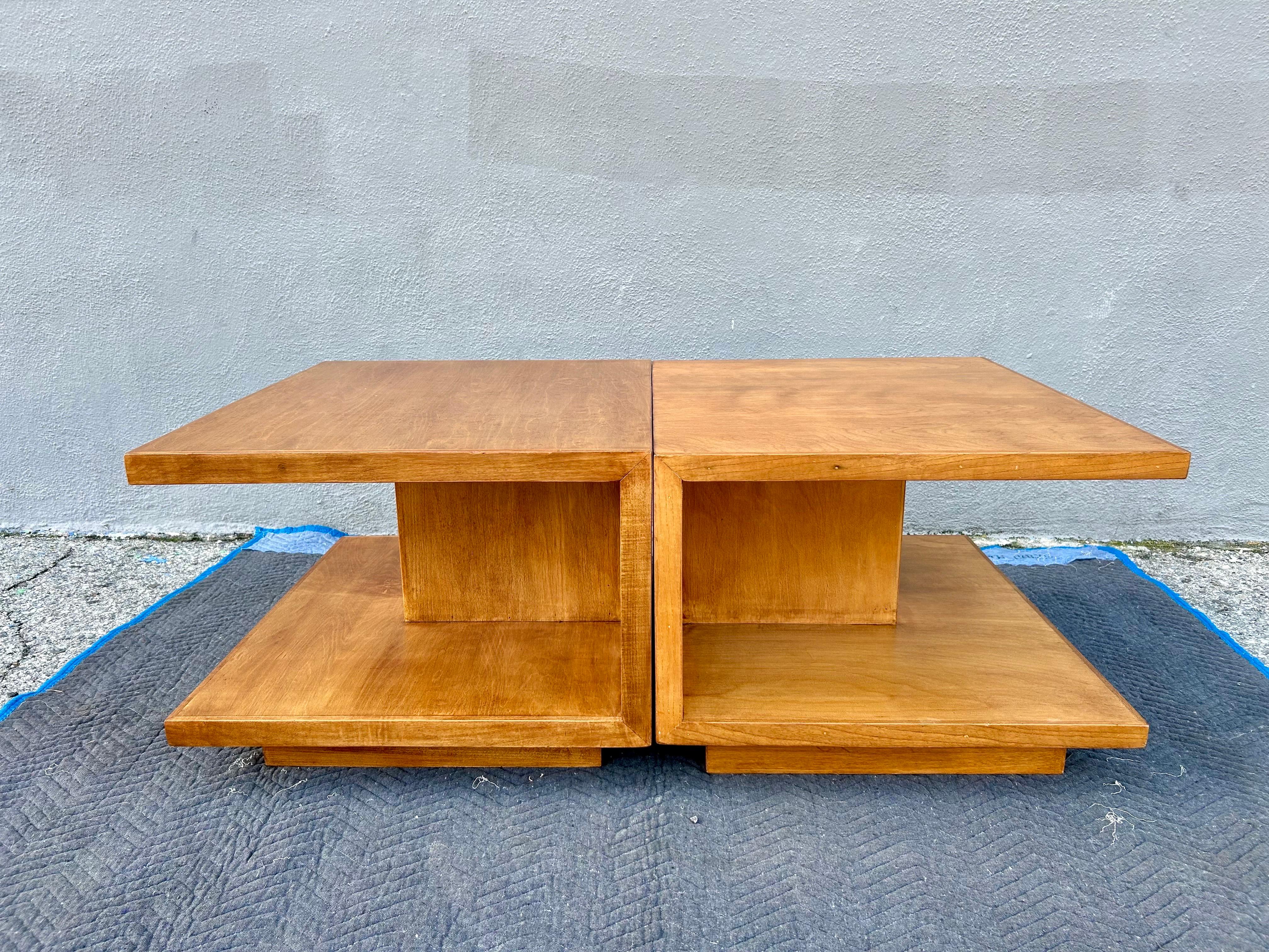 Mid Century Modern End Tables Van Keppel Green  For Sale 9