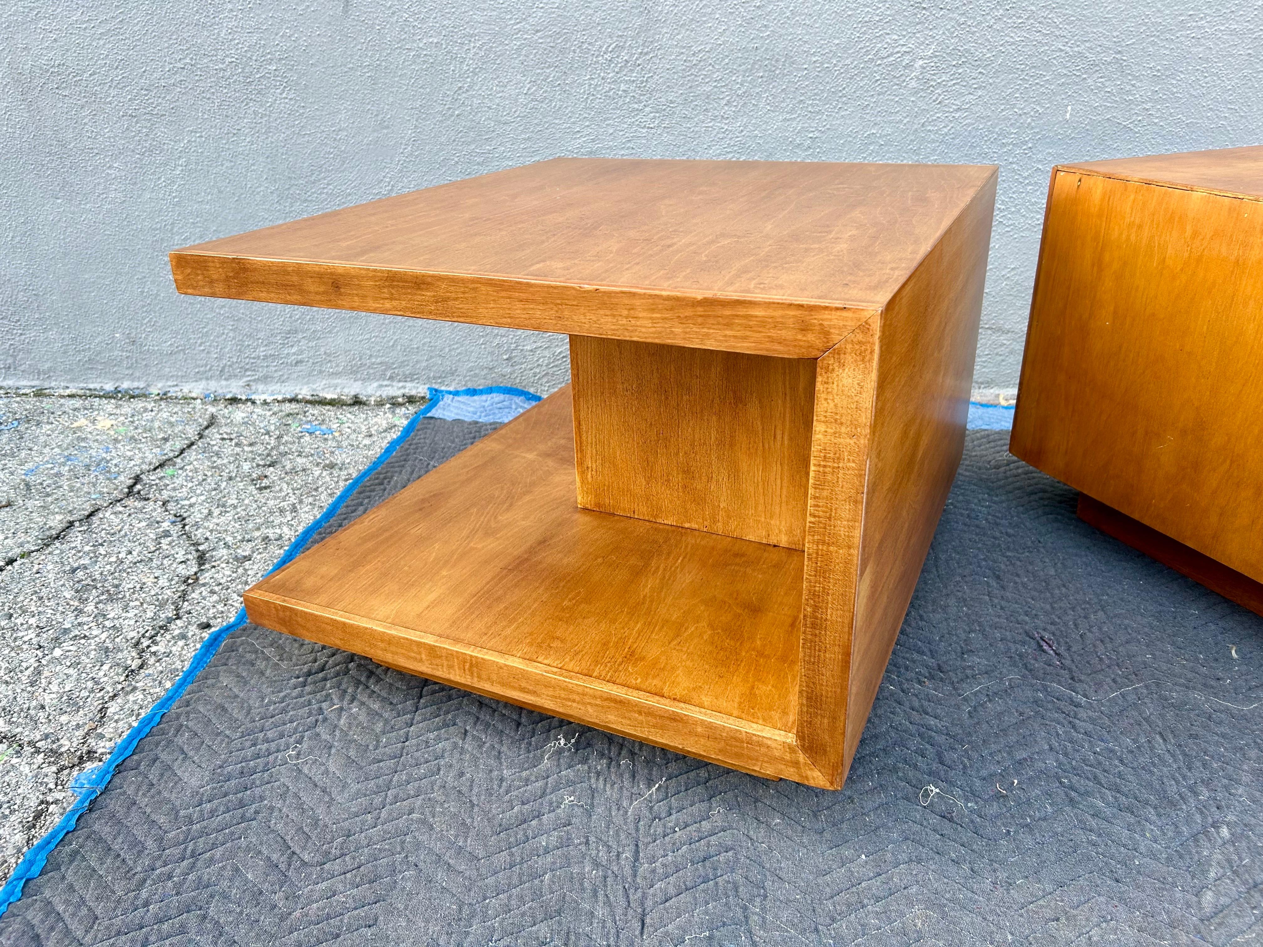 Mid Century Modern End Tables Van Keppel Green  For Sale 11