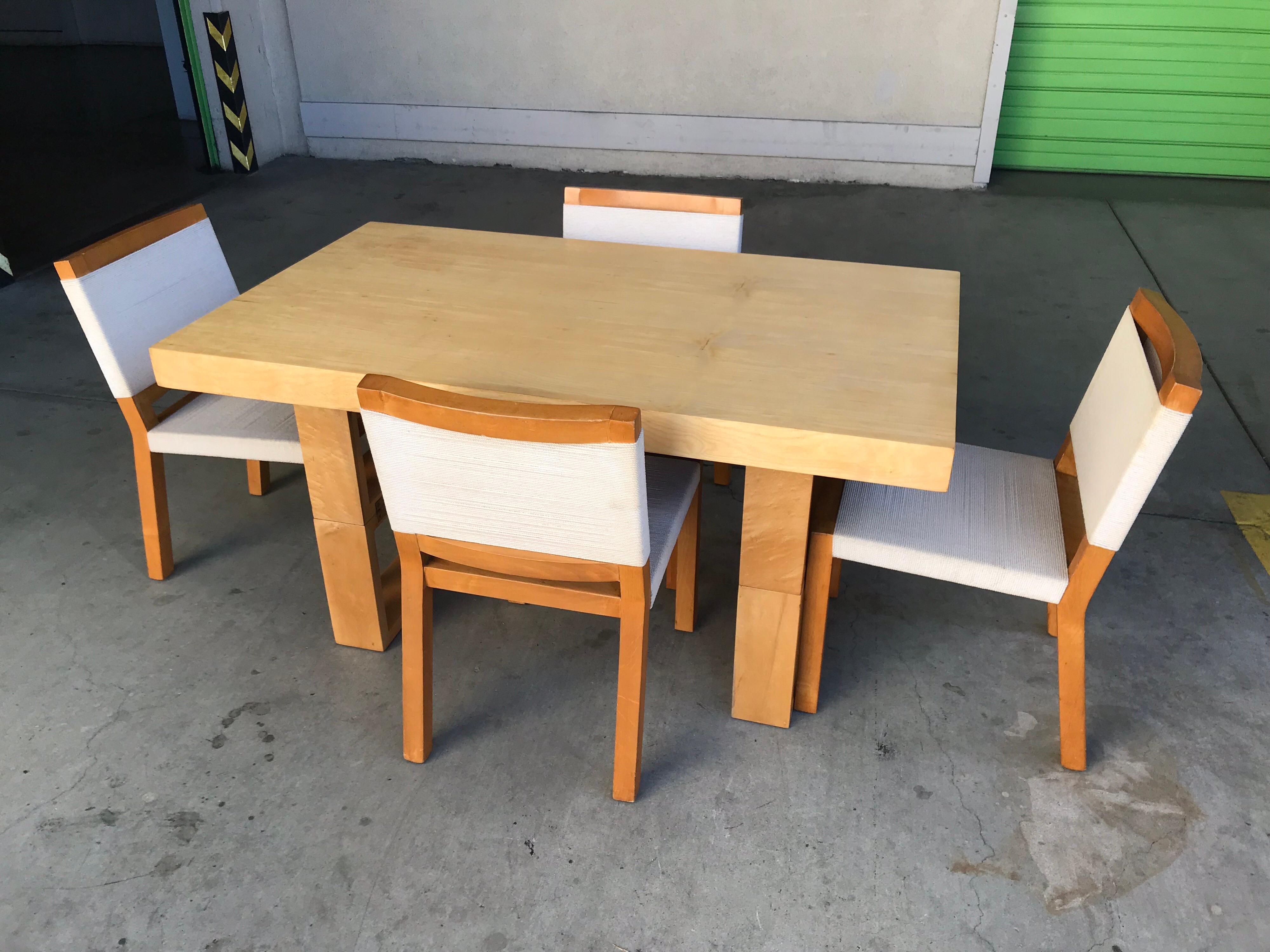 Mid-Century Modern Coffee or Dining Table Van Keppel Green For Sale