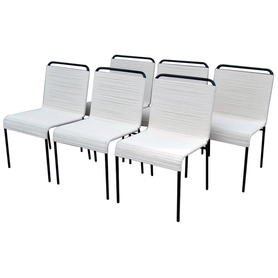 Van Keppel-Green Cord Chairs, Set of Six