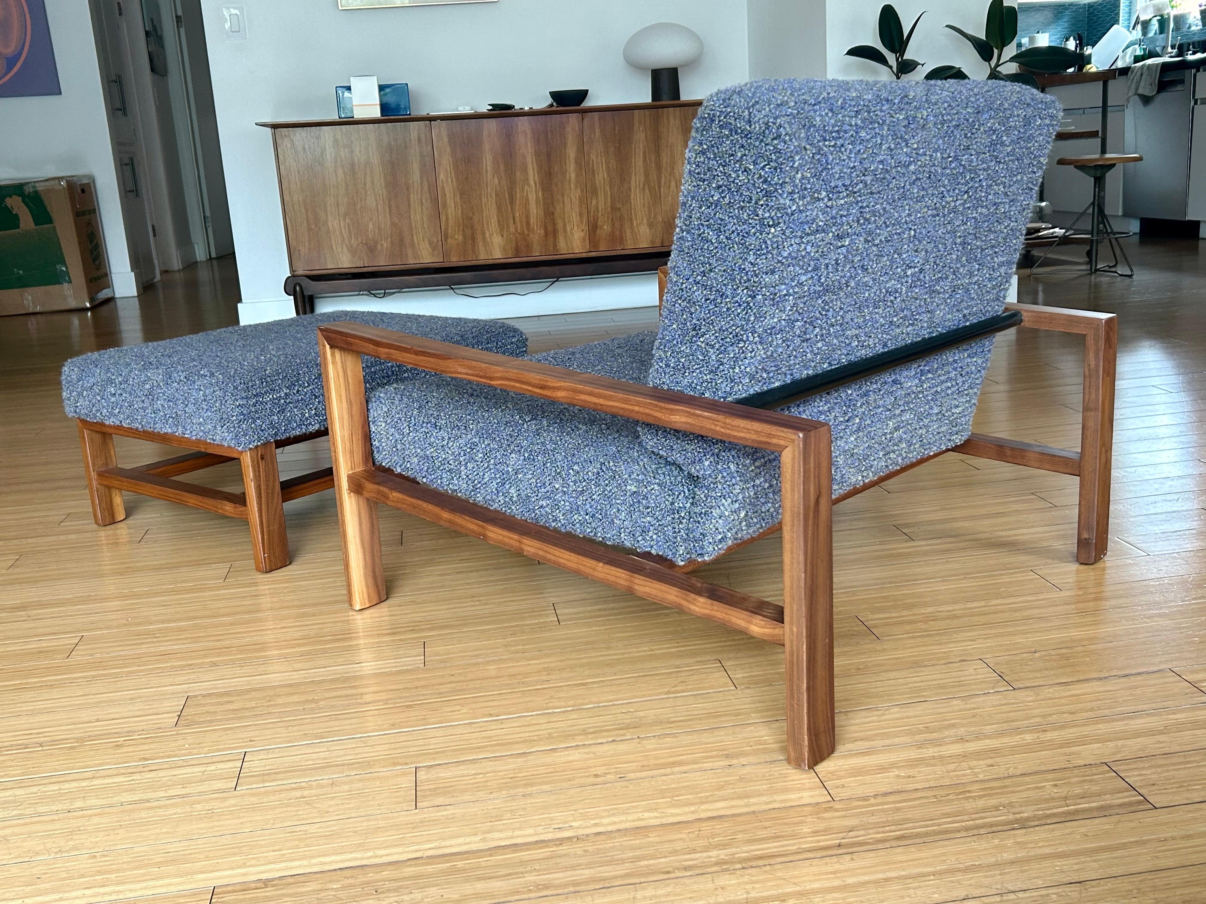  Lounge Chair + Ottoman Van Keppel Green   For Sale 5