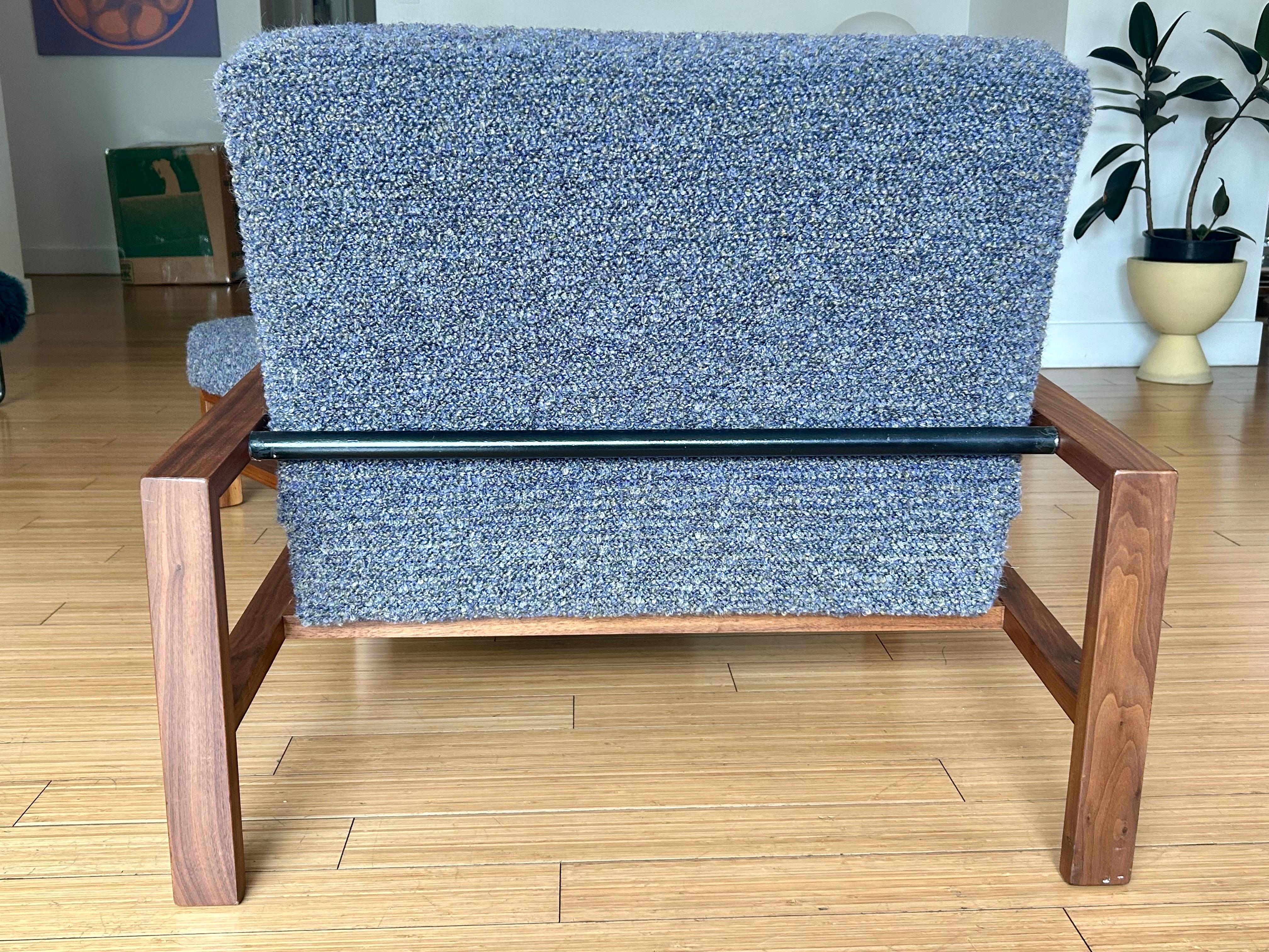 Lounge Chair + Ottoman Van Keppel Green   For Sale 8